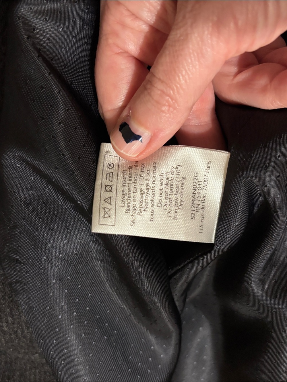 Sezane Oscar Coat S21 Size XS Anthracite Gray Wool Blend Double Breasted Belted - Picture 10 of 13